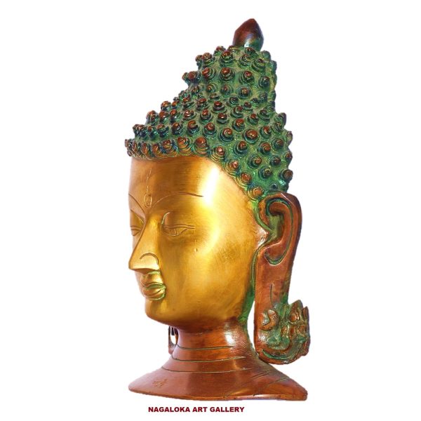 Metal Buddha Face Wall Hanging - Image 2