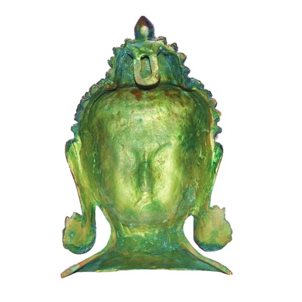 Metal Buddha Face Wall Hanging - Image 3