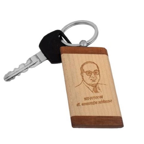 Dr. Bhim Rao Ambedkar Brown Inspiration Key Chain for Gifting - Image 2