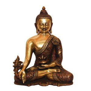 Brass Medicine Sakyamuni Buddha Statue
