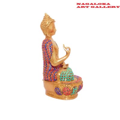 Turquoise Blessing Buddha Idol