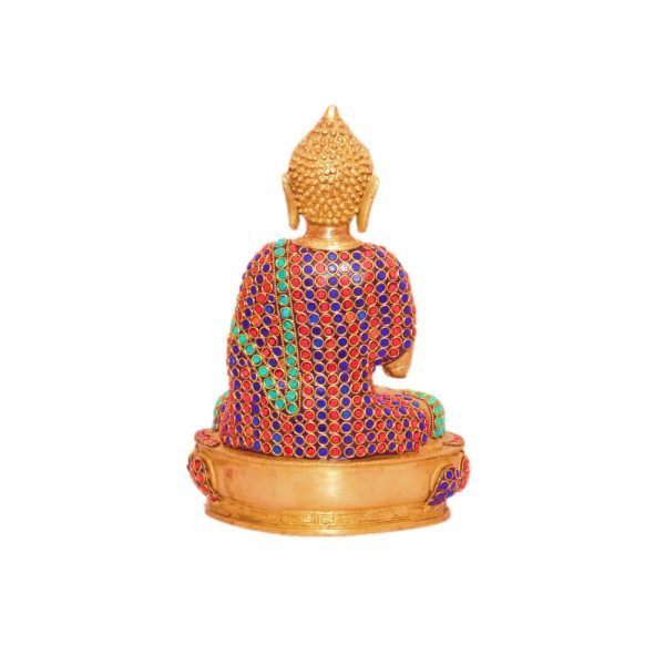 Turquoise Blessing Buddha Idol - Image 3