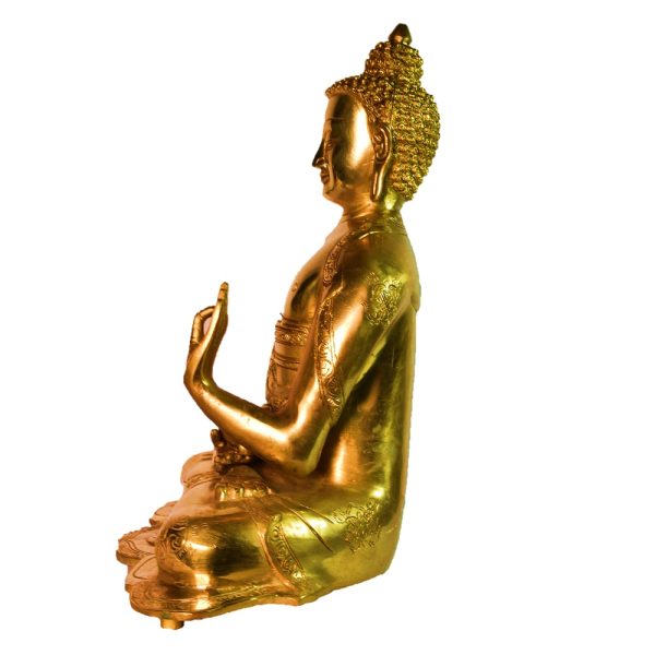 Brass Buddha Statue with fine quality - Image 2