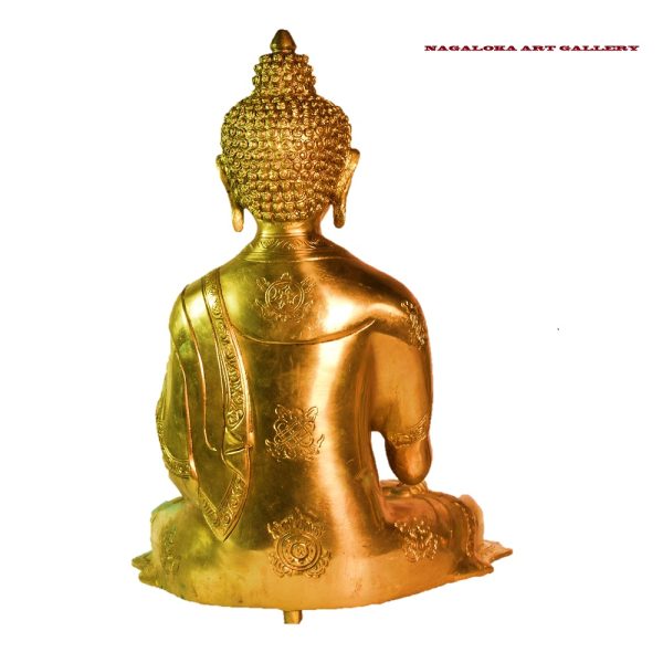 Brass Buddha Statue with fine quality - Image 4