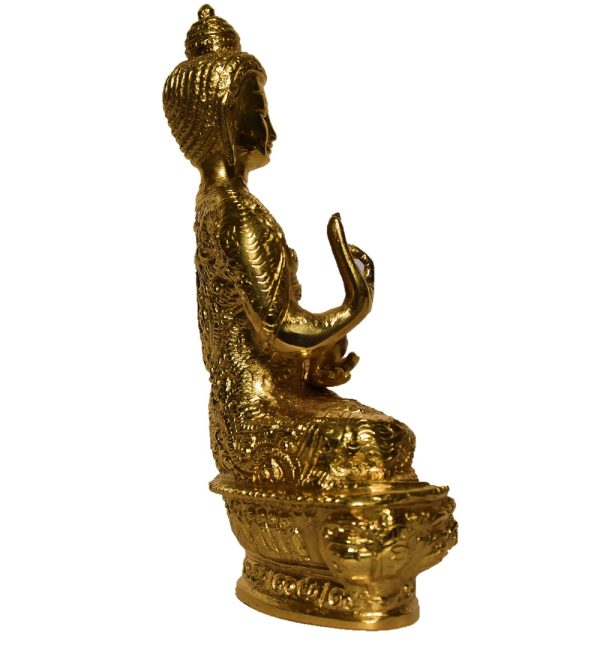 Brass Buddha Statue - Image 3