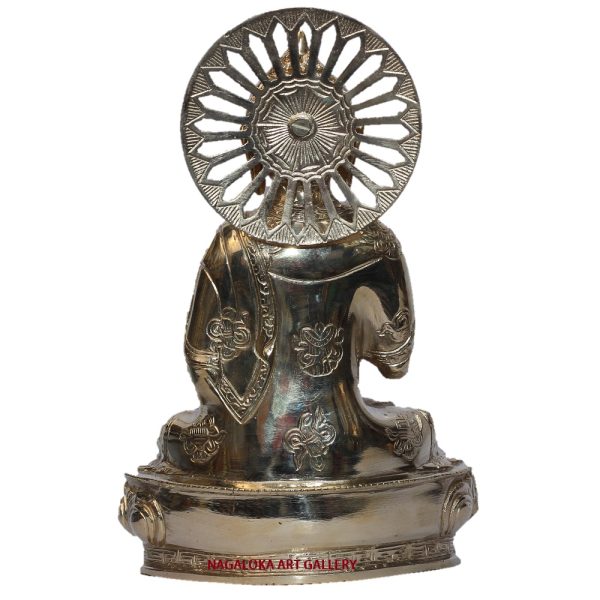 Brass Buddha Statue-30 cm - Image 4