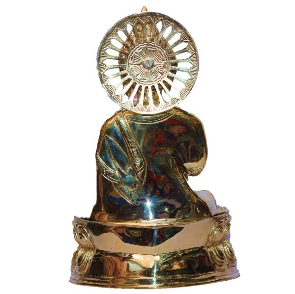 Brass Buddha Statue-25 cm - Image 3