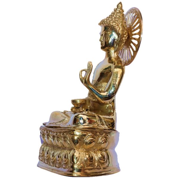 Brass Buddha Statue-38 cm - Image 3