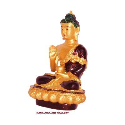 Brown Buddha Decorative Showpiece