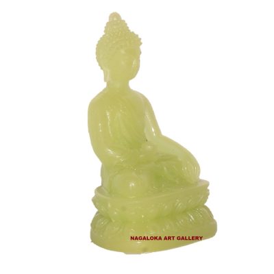 Green Buddha Decorative Showpiece