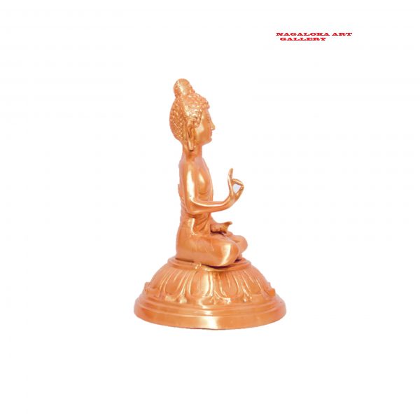 Buddha Statue Brass Handmade Sculpture - Image 2