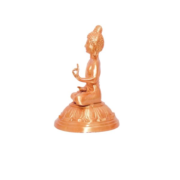 Buddha Statue Brass Handmade Sculpture - Image 3