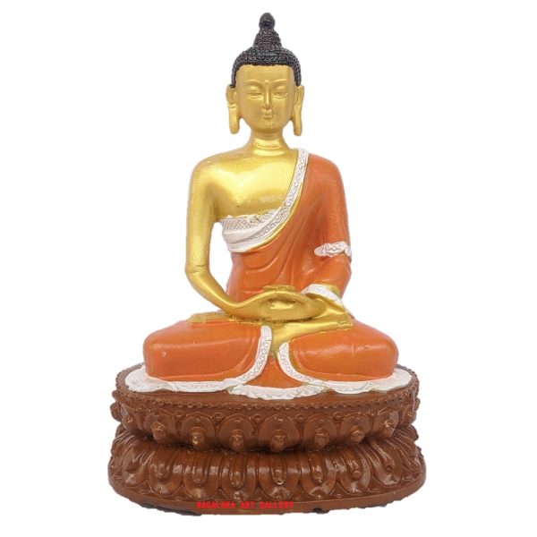 Poly resin Buddha Idol-14 cm - Image 2