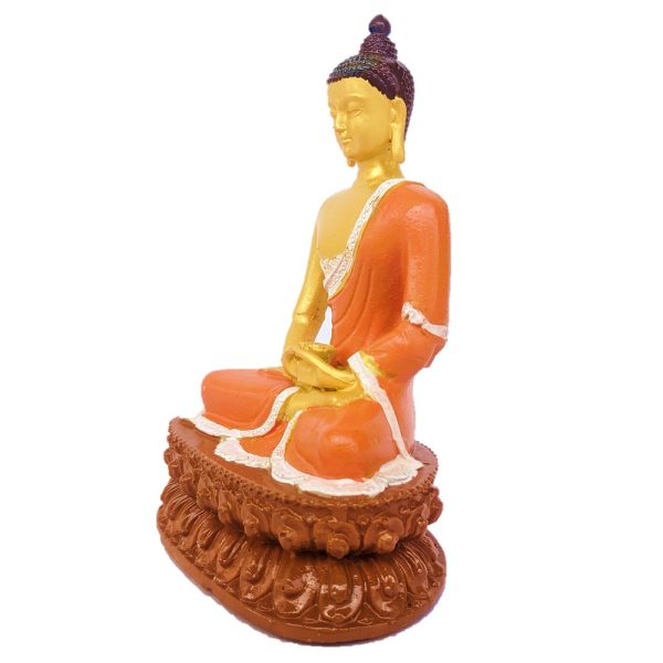 Poly resin Buddha Idol-14 cm - Image 4