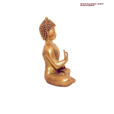 Large Buddha Brass Idol
