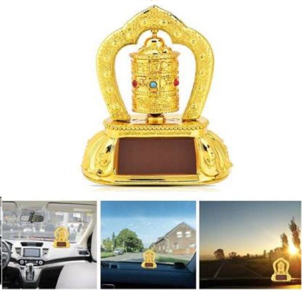 Feng Shui Revolving Solar Bells for Car Dashboard - Image 4