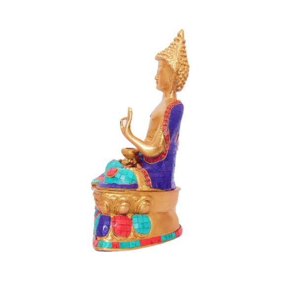 Buddha Statue-Turquoise work with fine quality - Image 3