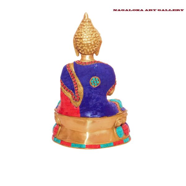 Buddha Statue-Turquoise work with fine quality - Image 4