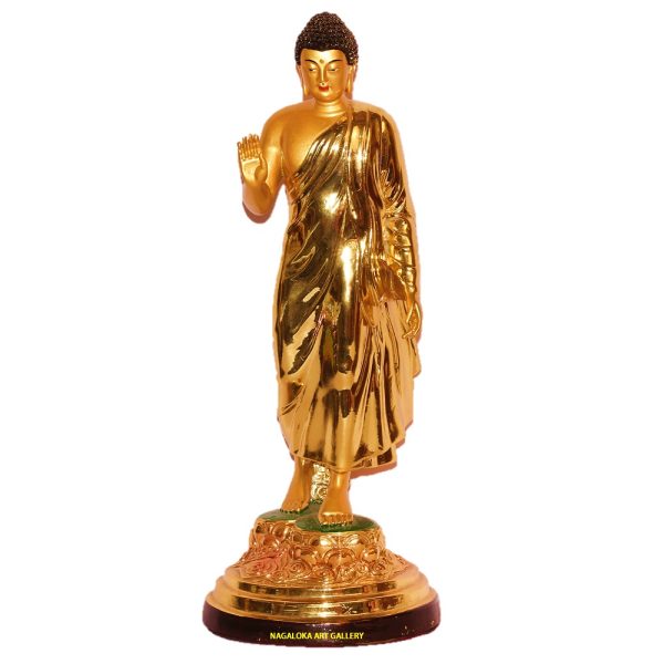 Nagaloka Walking Buddha-37 cm - Image 2