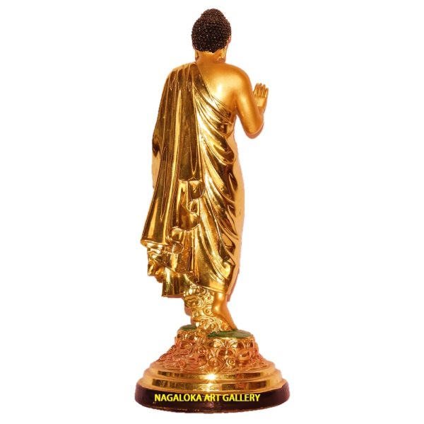 Nagaloka Walking Buddha-37 cm - Image 4