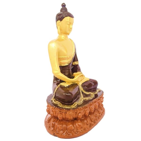 Poly resin Buddha Idol-14 cm - Image 3