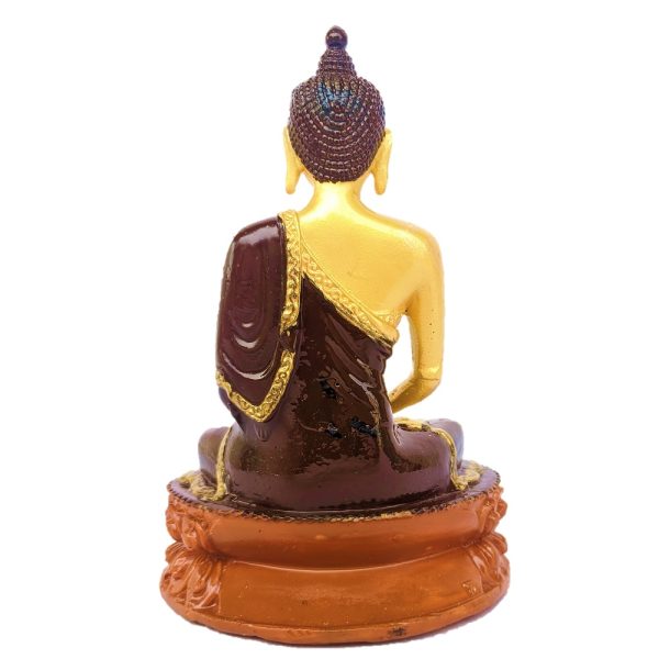 Poly resin Buddha Idol-14 cm - Image 5