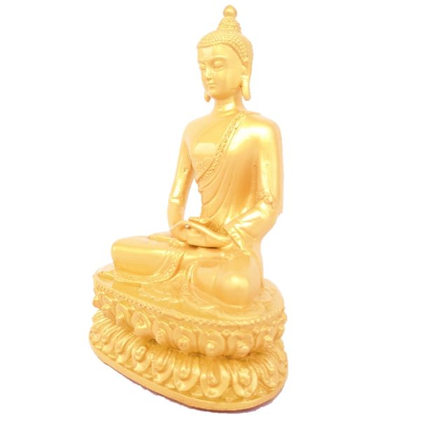 Poly resin Buddha Idol-14 cm - Image 3