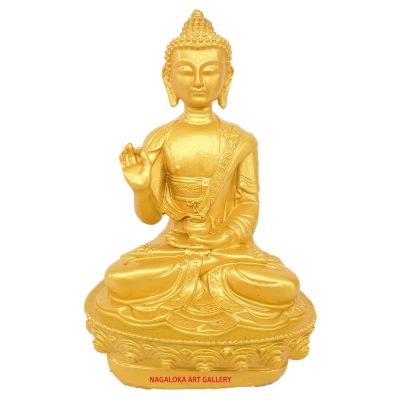 Blessing Golden Buddha Showpiece -21cm