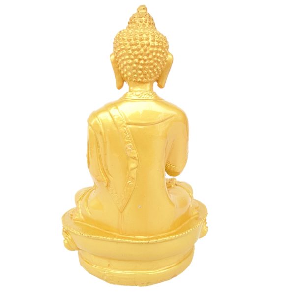 Blessing Golden Buddha Showpiece -21cm - Image 5