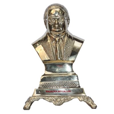 Dr.B.R.Ambedkar Bust Sculpture – Gold – 21 cm